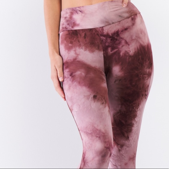 Comfy Tie-Dye High Waist Stretchy Legging Pants - Picture 4 of 4